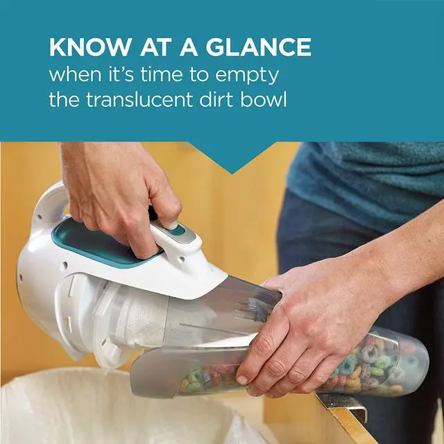 Alt view image 3 of 6 - Dusbuster Handheld Vacuum ION Hand, Cordless, Flexi Blue/ Grey / White (HHVI315JO42)