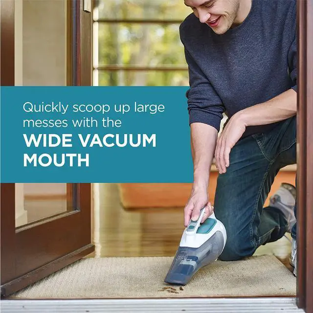 Alt view image 6 of 6 - Dusbuster Handheld Vacuum ION Hand, Cordless, Flexi Blue/ Grey / White (HHVI315JO42)