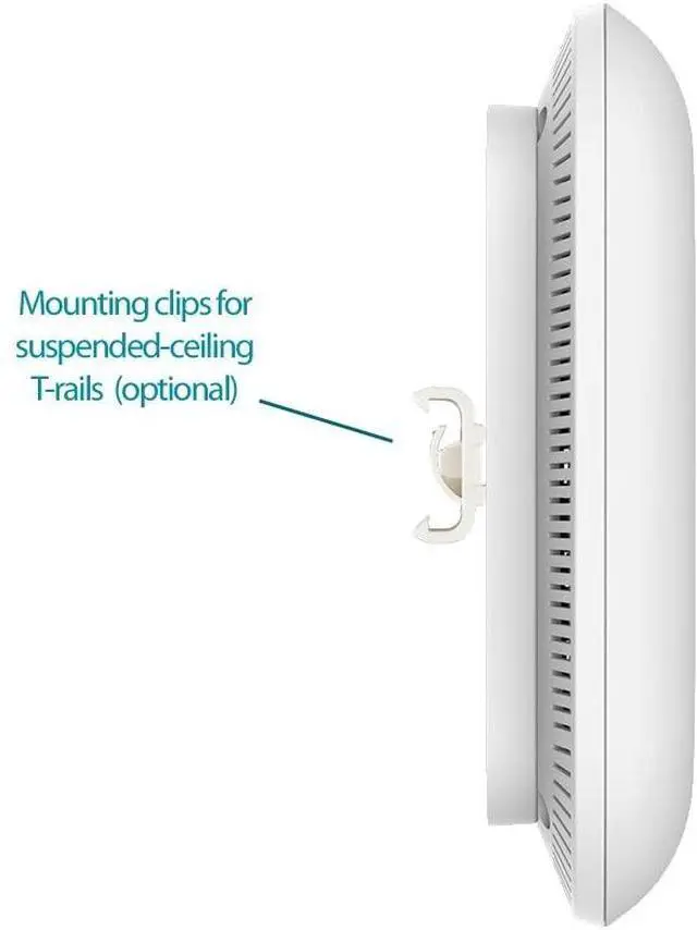 Alt view image 4 of 6 - PoE Access Point AC1300 Wave 2 Dual Band Wireless Internet Network Compact Design Wall Ceiling Mountable WiFi AC AP (DAP-2610) , white
