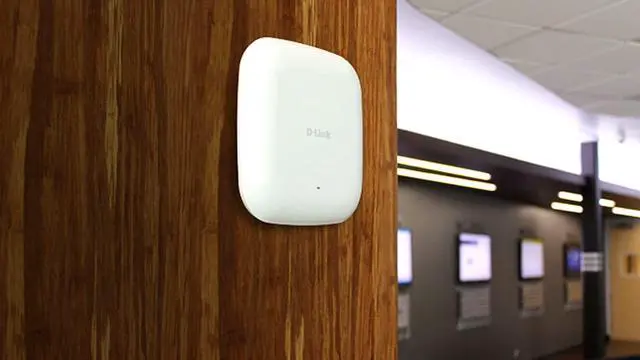 Alt view image 5 of 6 - PoE Access Point AC1300 Wave 2 Dual Band Wireless Internet Network Compact Design Wall Ceiling Mountable WiFi AC AP (DAP-2610) , white