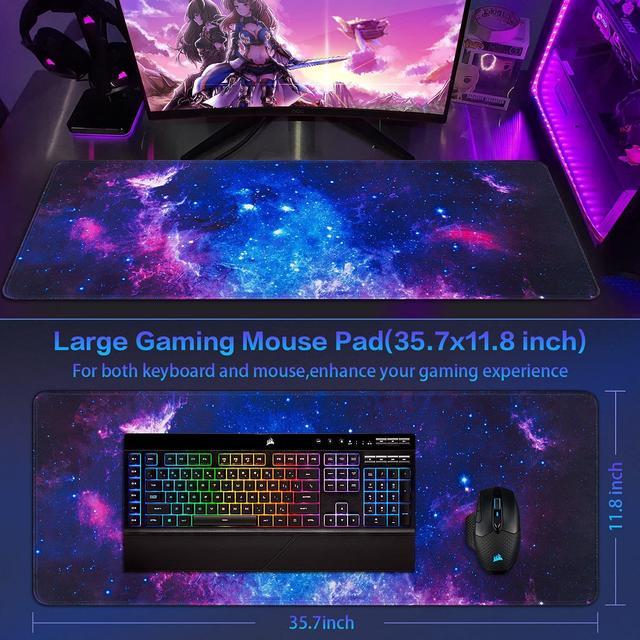 Gaming Mouse Pad, 31.5 x 11.8 inch XL Large Extended Mouse Pad