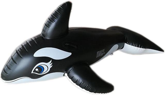 LIYUE Giant Inflatable Shark Pool Float Inflatable Swim Ring Swimming  Circle Pool Float Ride On Pool Raft Lounge Raft Decorations Toys for Adults  Kids 