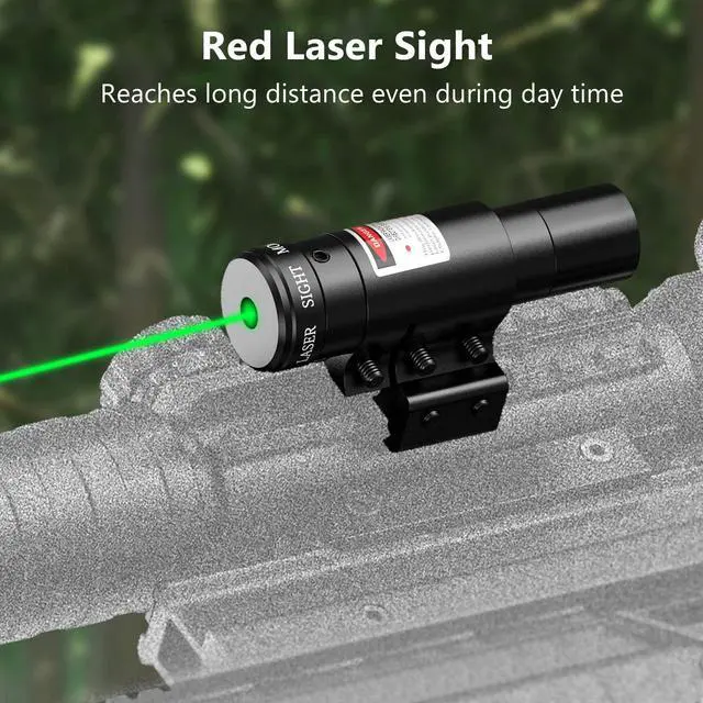 Alt view image 7 of 7 - MidTen 3-9x32 4-in-1 Scope Combo with Dual Illuminated Scope Optics & 4 Holographic Reticle Red/Green Dot Sight & IIIA/2MW Laser Sight Rangefinder Illuminated Sight & 20mm Mount