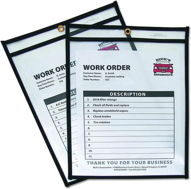 Alt view image 5 of 16 - C-Line Holder,Tckt,2clr Sds,9x12 46912