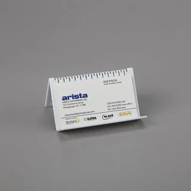 Alt view image 5 of 6 - Artistic Urban Collection Punched Metal Business Card Holder Holds 50 2 x 3 1/2
