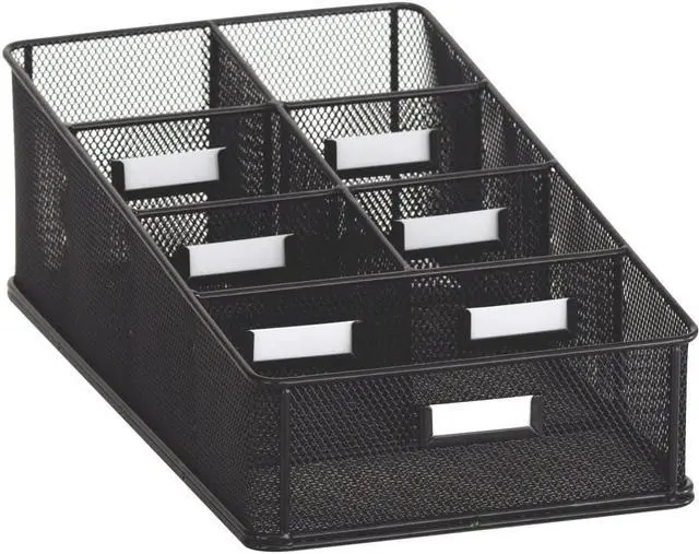 Alt view image 16 of 20 - Safco Organizer,Hsptly,7c,Bk 3291BL