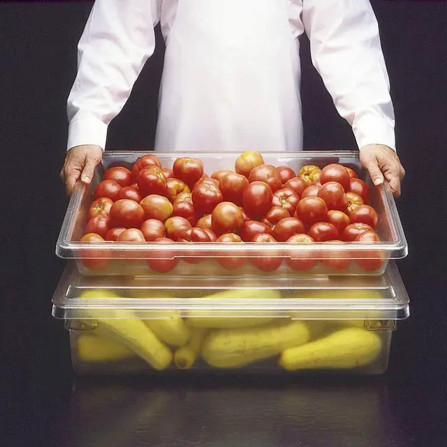 Alt view image 10 of 16 - Food/tote Boxes, 2gal, 18w X 12d X 3 1/2h, White