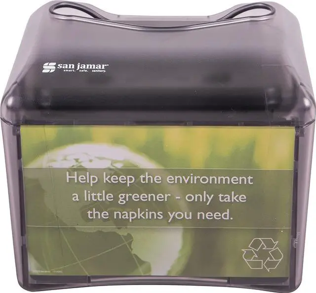 Alt view image 11 of 20 - ZORO SELECT H4005TBKGR Plastic,Color Black,200,Napkin Dispenser