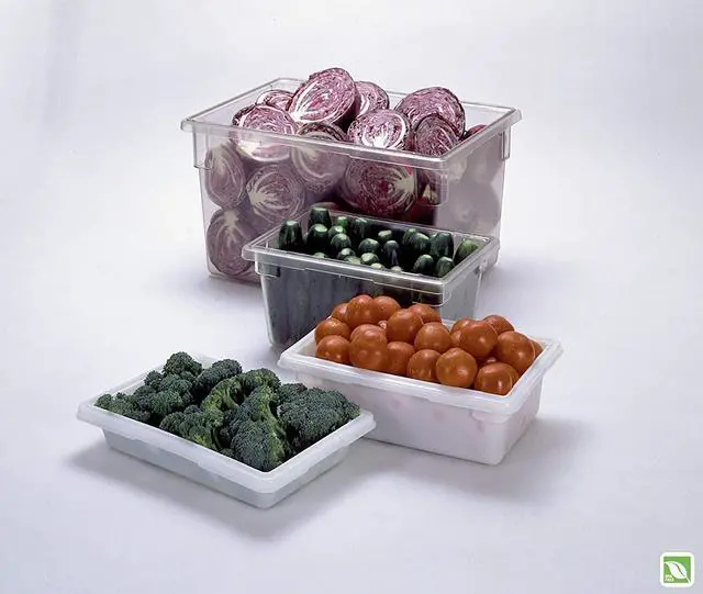 Alt view image 8 of 16 - Food/tote Boxes, 2gal, 18w X 12d X 3 1/2h, White
