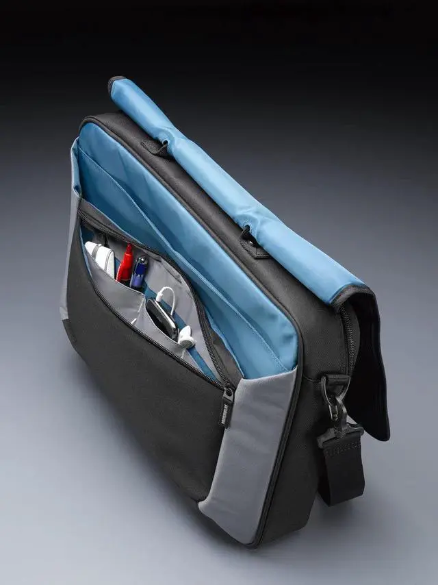 Alt view image 5 of 19 - Caselogic 3201140 17 in. Laptop Messenger Bag, Black - 3.37 x 17.75 x 13.75 in.