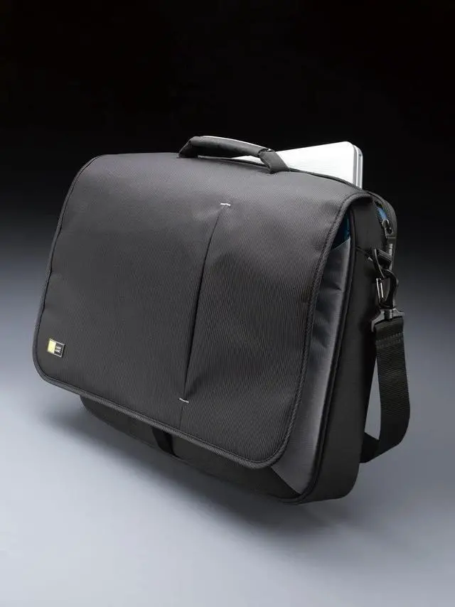 Alt view image 3 of 19 - Caselogic 3201140 17 in. Laptop Messenger Bag, Black - 3.37 x 17.75 x 13.75 in.