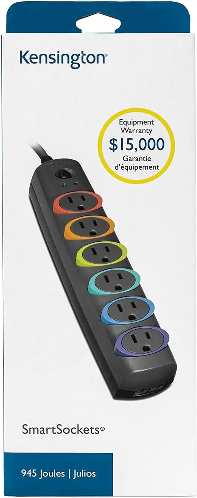 Alt view image 8 of 8 - KENSINGTON TECHNOLOGY GROUP K62147NA SMARTSOCKETS STANDARD SURGE