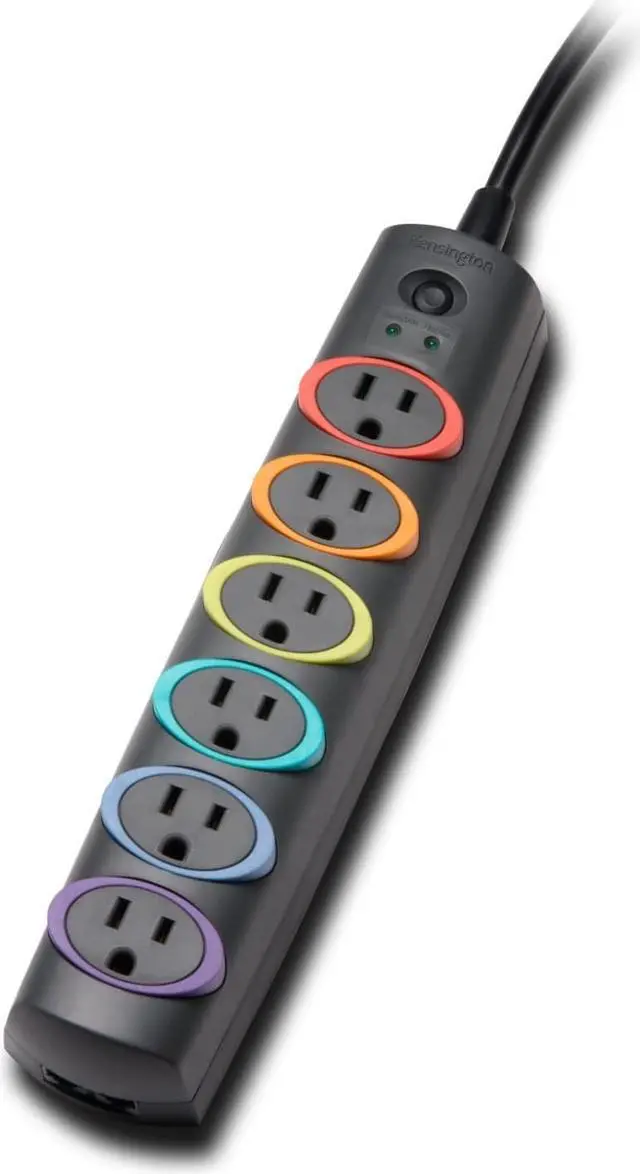 Alt view image 6 of 8 - KENSINGTON TECHNOLOGY GROUP K62147NA SMARTSOCKETS STANDARD SURGE