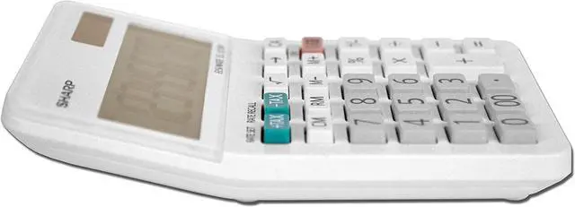 Alt view image 5 of 19 - Sharp EL-310WB Mini Desktop Calculator 8-Digit LCD EL310WB
