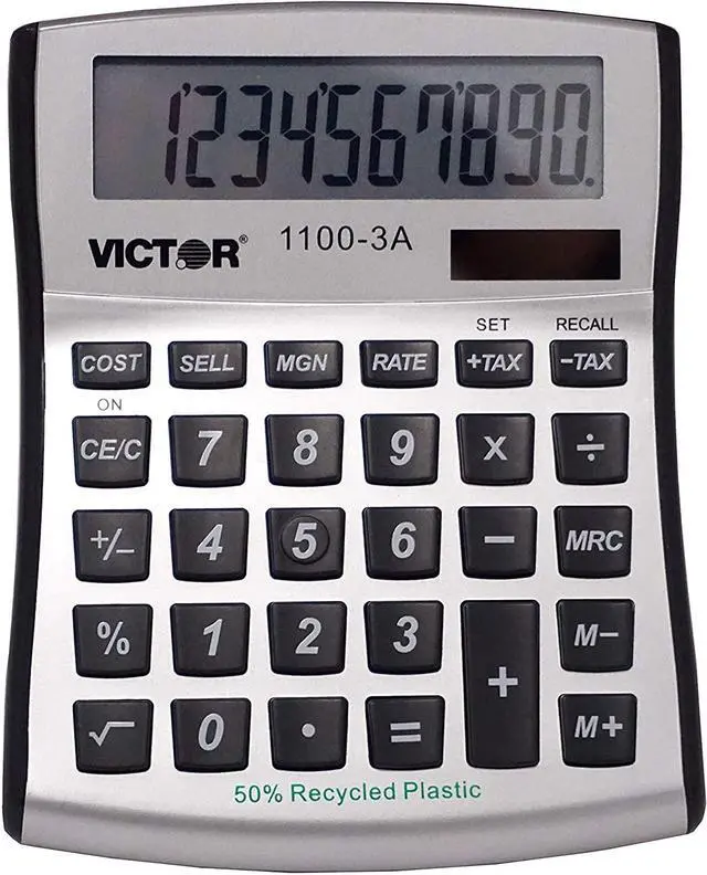 Alt view image 3 of 14 - VICTOR VCT1100-3A Victor 1100-3A 8 Digit - Mini Desktop-Anti-Micro