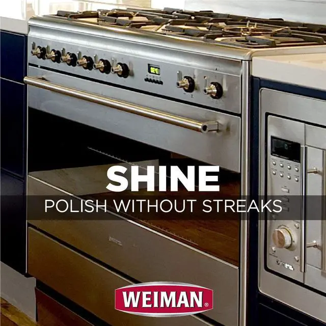 Alt view image 16 of 20 - Weiman Stainless Steel Cleaner and Polish WMN49