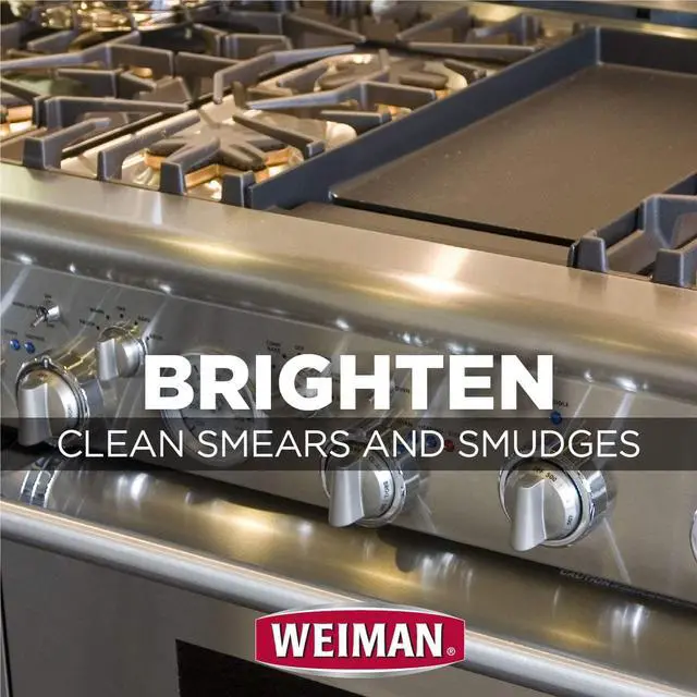 Alt view image 15 of 20 - Weiman Stainless Steel Cleaner and Polish WMN49
