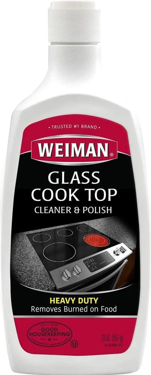 Alt view image 4 of 20 - WEIMAN Glass Cook Top Cleaner and Polish 20 oz Squeeze Bottle 137EA