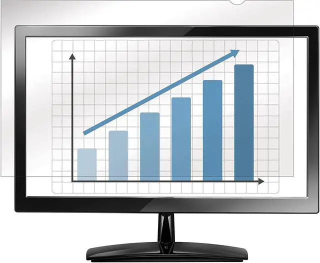 Alt view image 6 of 19 - Fellowes Blackout Privacy Filter, 23.8", Black 4816901