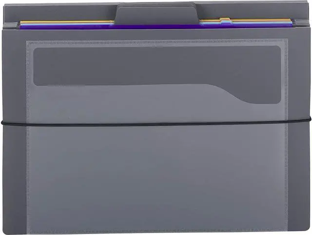 Alt view image 11 of 20 - Smead Organizer,Wall,6pckt,Gy 92060