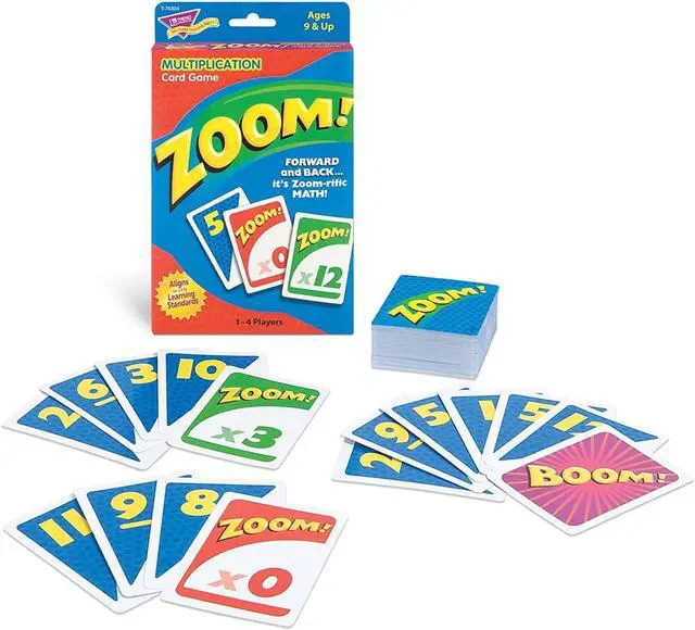 Alt view image 13 of 20 - Trend Zoom Math Card Game Ages 9 and Up T76304