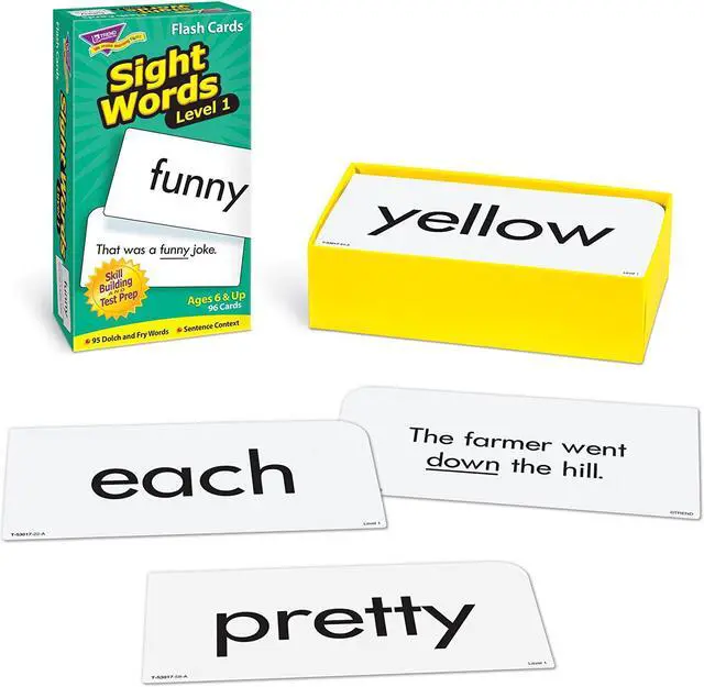 Alt view image 10 of 19 - Trend Skill Drill Flash Cards, 3 X 6, Sight Words Set 1 T53017