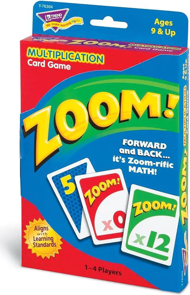 Alt view image 11 of 20 - Trend Zoom Math Card Game Ages 9 and Up T76304