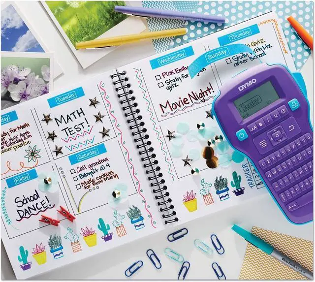 Alt view image 16 of 20 - DYMO COLORPOP Color Label Maker Combo Pack Printer with 3 Tapes