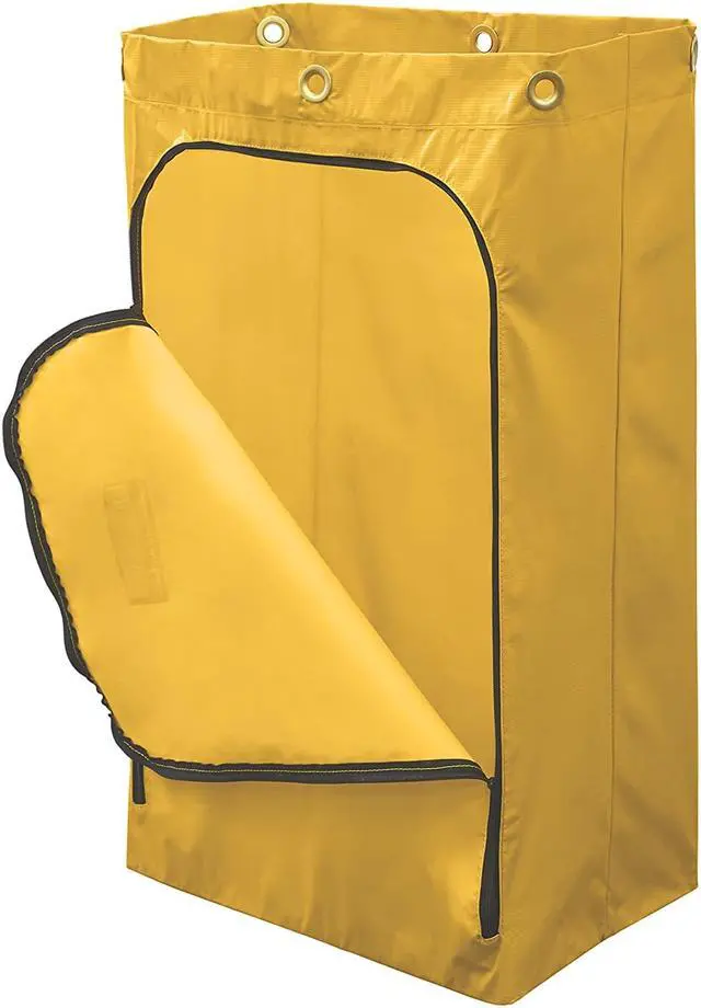 Alt view image 9 of 14 - Rubbermaid Yellow Vinyl Replacement Bag, 1 EA Yellow  Vinyl 1966719