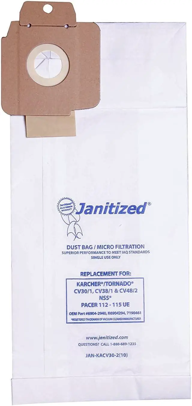 Alt view image 4 of 6 - C-Karcher/Tornado Cv30/1 & Cv38/1,2 Ply 10/10'S