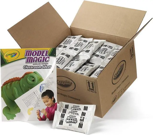 Alt view image 7 of 13 - Crayola Clay,Model,1 Oz,75/Ct,Wht 236001