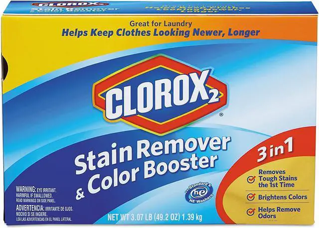 Alt view image 6 of 10 - Clorox 2 Laundry Stain Remover and Color Booster Powder, 49.2 Ounce