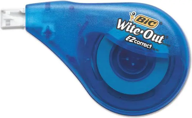 Alt view image 7 of 20 - BIC Wite-Out EZ Correct Correction Tape Non-Refillable 1/6" x 472" 10/Box WOTAP10