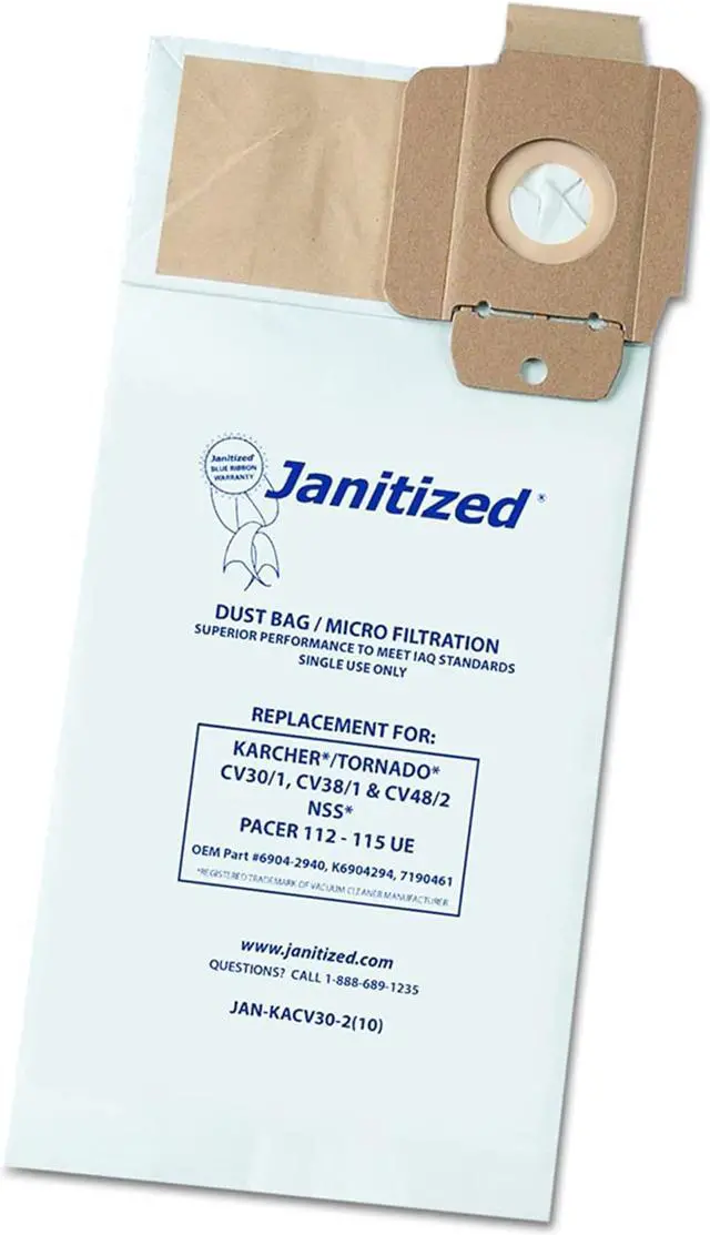 Alt view image 3 of 6 - C-Karcher/Tornado Cv30/1 & Cv38/1,2 Ply 10/10'S