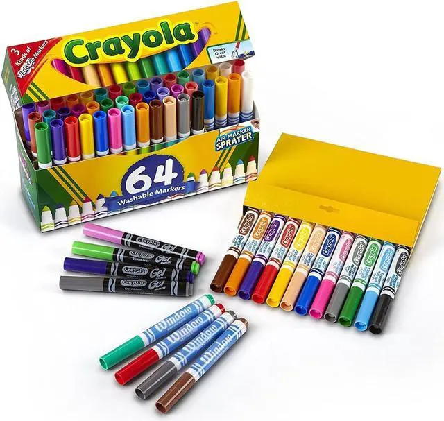 Alt view image 18 of 20 - Crayola 64ct Marker Collection