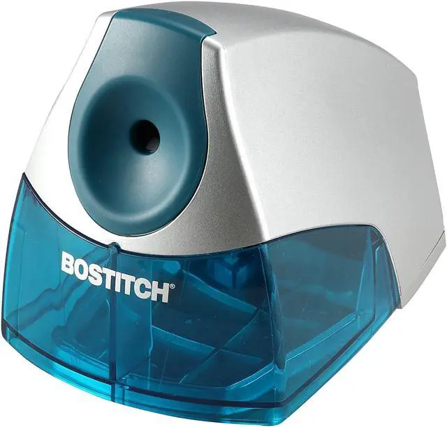 Alt view image 4 of 18 - Bostitch Personal Electric Pencil Sharpener Blue EPS4BLUE