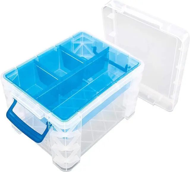 Alt view image 5 of 19 - Advantus Box,Storage,5 Comp,Clr 37375