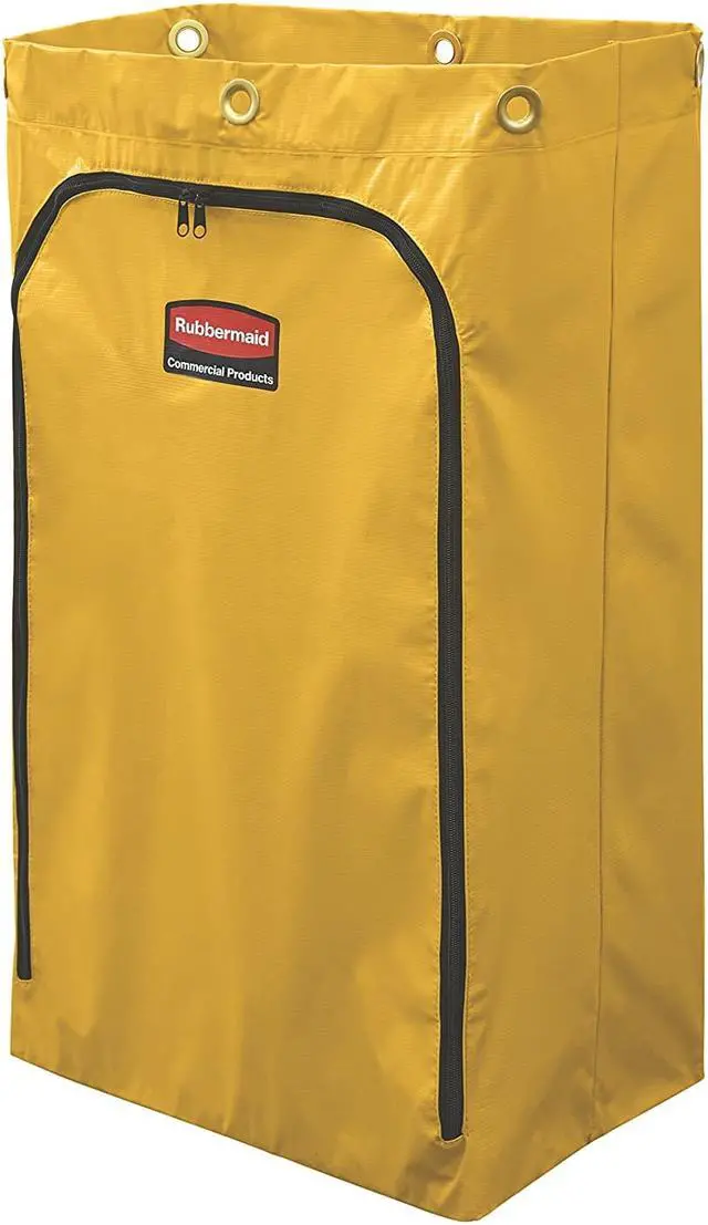 Alt view image 8 of 14 - Rubbermaid Yellow Vinyl Replacement Bag, 1 EA Yellow  Vinyl 1966719