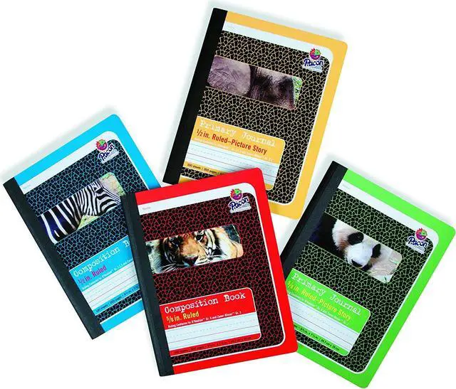 Alt view image 9 of 11 - Pacon 2426 Composition Book 100 Sheet - Ruled - 9.75" x 7.50" - 1 Each - White Paper