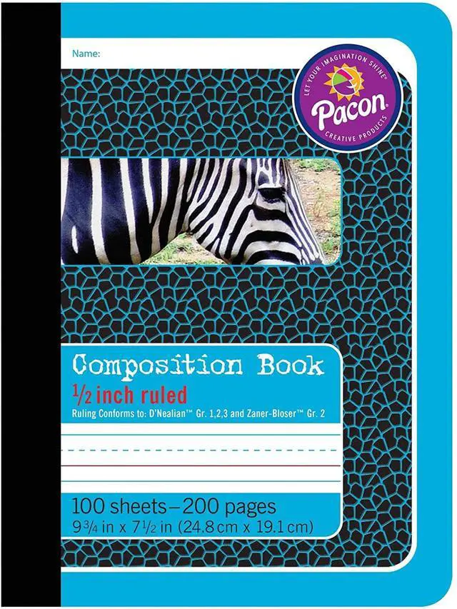 Alt view image 5 of 18 - Pacon 2425 Composition Book 100 Sheet - Ruled - 9.75" x 7.50" - 1 Each