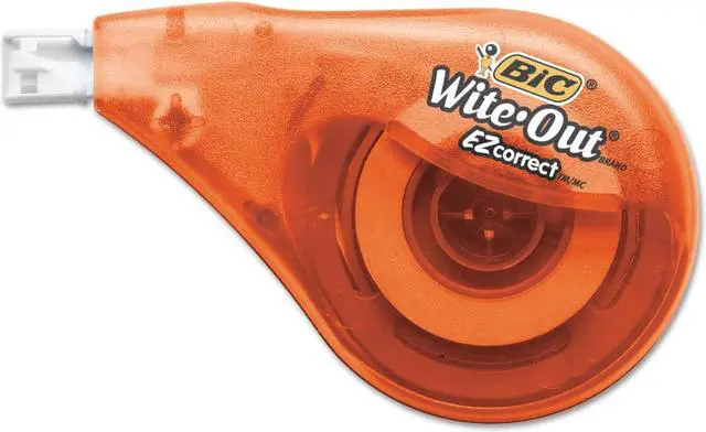 Alt view image 6 of 20 - BIC Wite-Out EZ Correct Correction Tape Non-Refillable 1/6" x 472" 10/Box WOTAP10
