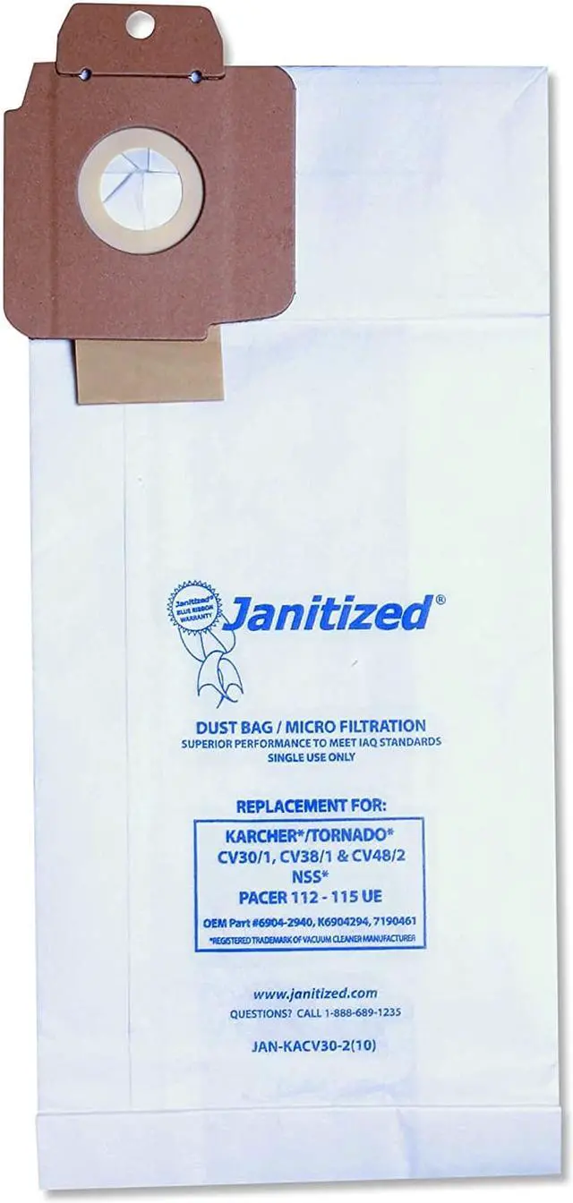 Alt view image 5 of 6 - C-Karcher/Tornado Cv30/1 & Cv38/1,2 Ply 10/10'S