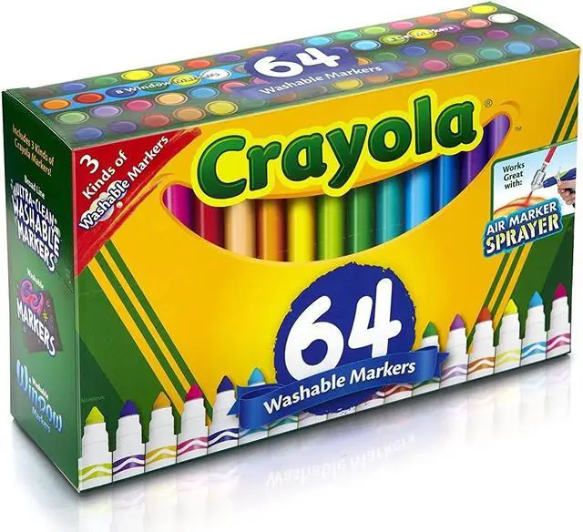 Alt view image 15 of 20 - Crayola 64ct Marker Collection