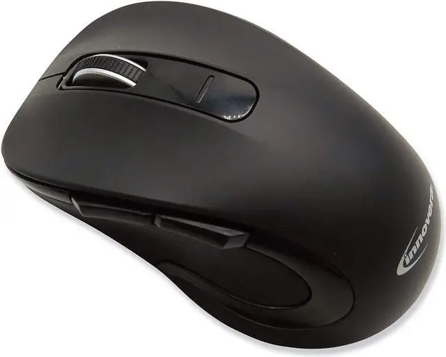 Alt view image 4 of 17 - Innovera Mouse,Wrls,Mid-Size,Bk 61500