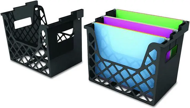 Alt view image 5 of 6 - Universal Recycled Extra Capacity Desktop File Holder - UNV08123