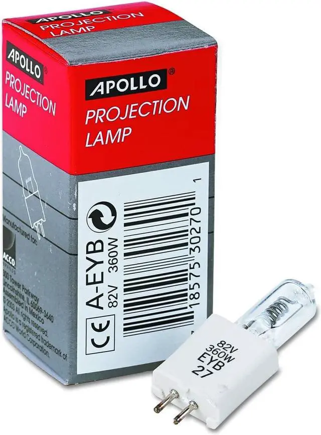 Alt view image 12 of 16 - Apollo AEYB Replacement Bulb for Bell & Howell/Eiki/Apollo/Da-lite/Buhl/Dukane Products  82v