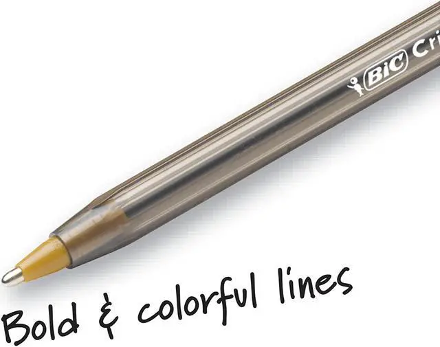 Alt view image 10 of 17 - BIC Pen,Cristal,Xtra Bold,24 MSBAPP241AST