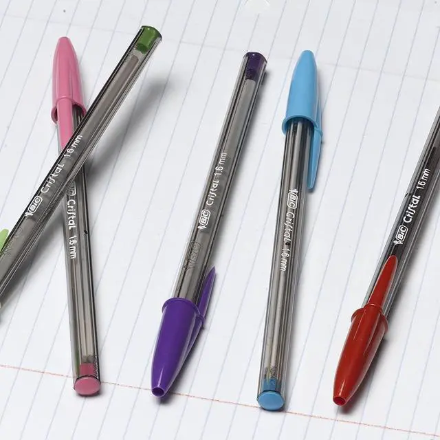 Alt view image 8 of 17 - BIC Pen,Cristal,Xtra Bold,24 MSBAPP241AST