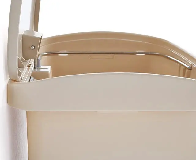 Alt view image 7 of 20 - Rubbermaid - 1883458 - Slim Jim Step-on - 50l/13g Resin Frt Step Beig, Each