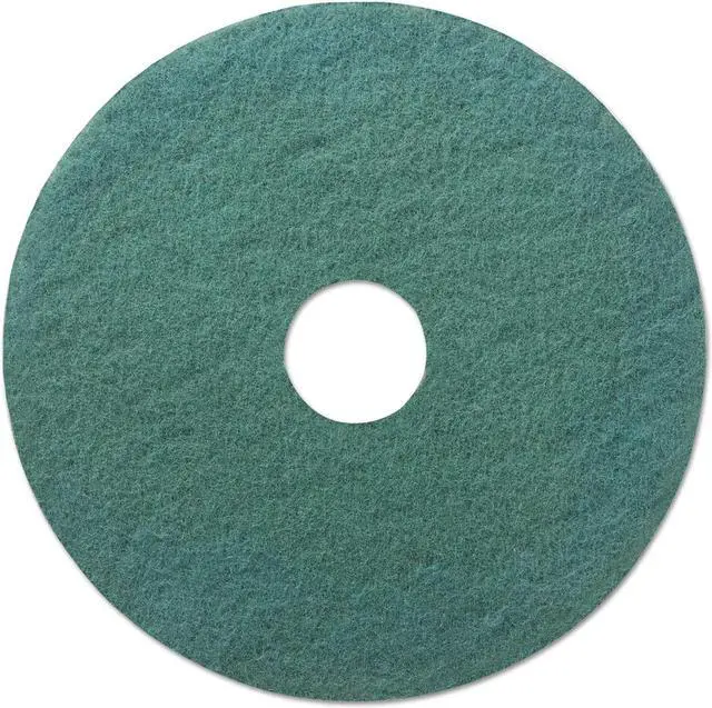 Alt view image 2 of 4 - Boardwalk Heavy-Duty Scrubbing Floor Pads 20" Diameter Green 5/Carton BWK4020GRE